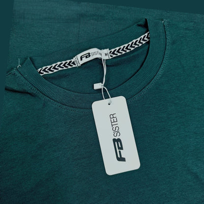 High-quality ribbed Bottle Green t-shirt – reinforced stitching, pre-shrunk cotton, regular fitted blank tee for brands